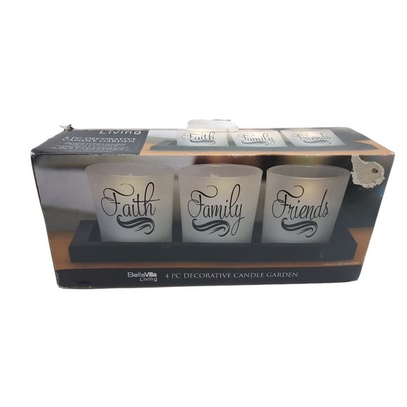 new bellavilla 4 pc decorative candle garden - Picture 3 of 5